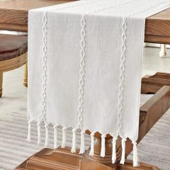 Wracra Rustic Linen Table Runner