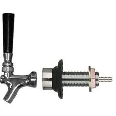 Bev Rite Beer Faucet and 4-Inch Shank Kit with Black Handle