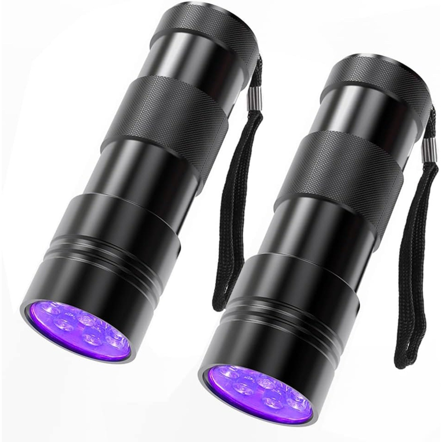 Cosoos Two-Pack UV Flashlight Pet Urine Detector
