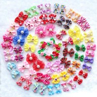 yagopet Bows or Topknot Mix, 50 Pieces