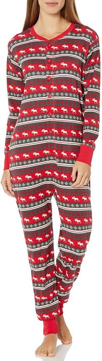 Little Blue House by Hatley Fair Isle Bear & Moose Family Union Suits