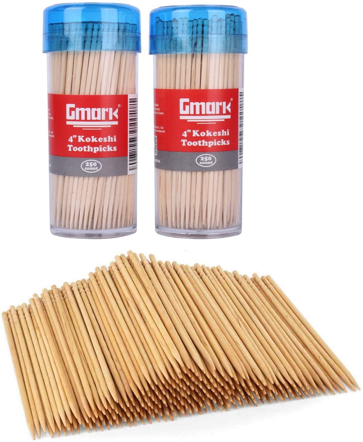 Gmark Premium 4" Kokleshi Toothpicks