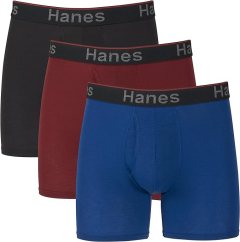 Hane's  3-Pack Total Support Pouch Boxer Briefs