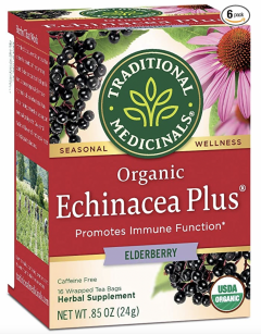 Traditional Medicinals Organic Echinacea Plus Elderberry