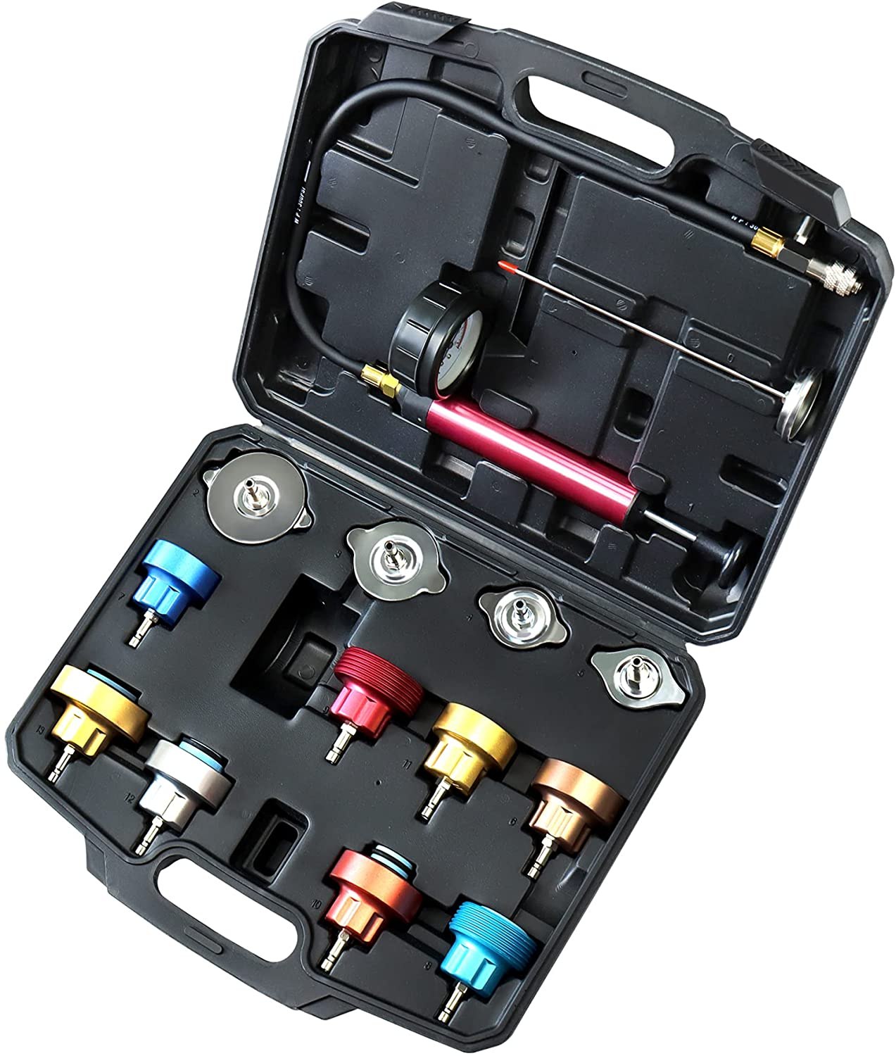 JIFETOR 14-Piece Radiator Pressure Kit