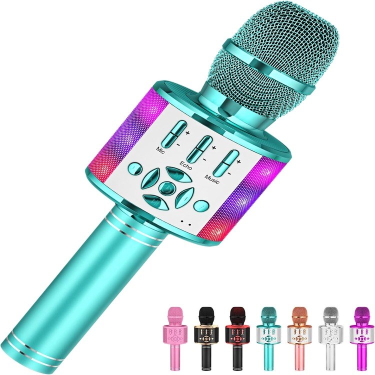 Amazmic Portable Wireless Karaoke Microphone
