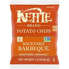 Kettle Brand Backyard Barbeque Potato Chips, Single-Serve