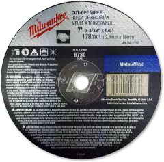 Milwaukee 7" Cut Off Blades