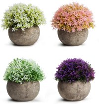 MoonLa Artificial Topiary Shrubs