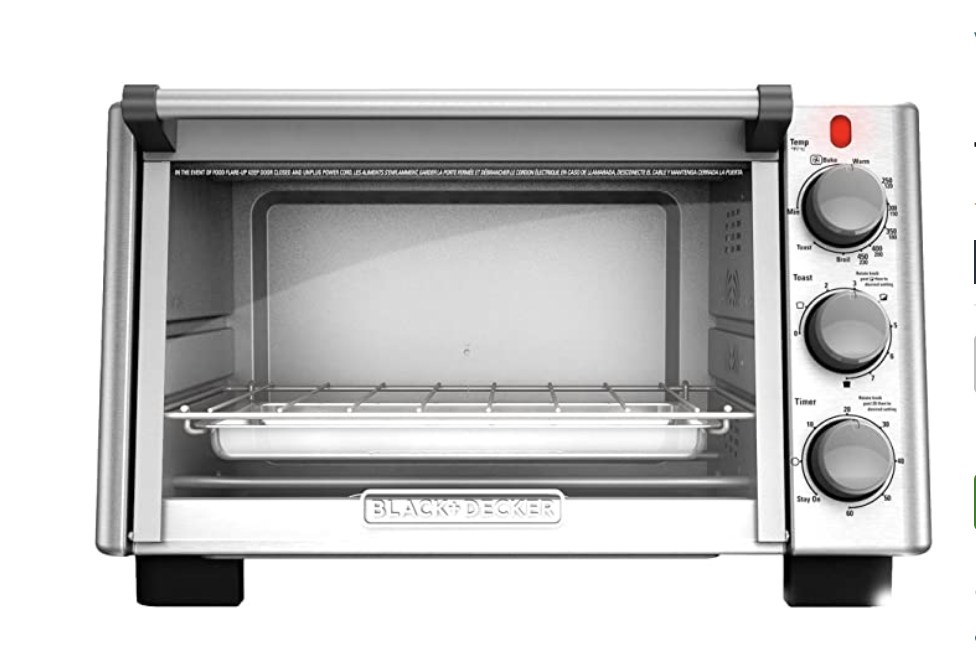 BLACK + DECKER 6-Slice Convection Countertop Toaster Oven