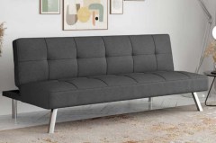 Serta Wide Tufted Back Convertible Sofa