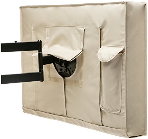 Stronghold Accessories Outdoor TV Cover 30&quot; - 32&quot; Beige Weatherproof Universal Protector