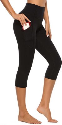 Stelle Women's Capri Yoga Pants with Pockets
